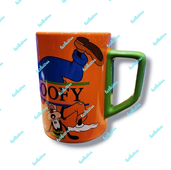 DISNEY PARKS GOOFY RETRO ORANGE MUG - Picture 2 of 6